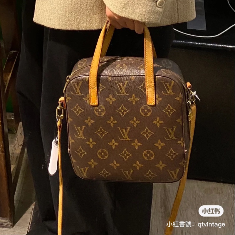 🔥包況很好🔥#lv 老花 #飯盒包 #便當包 #手提包 #斜背包 豆腐包-2