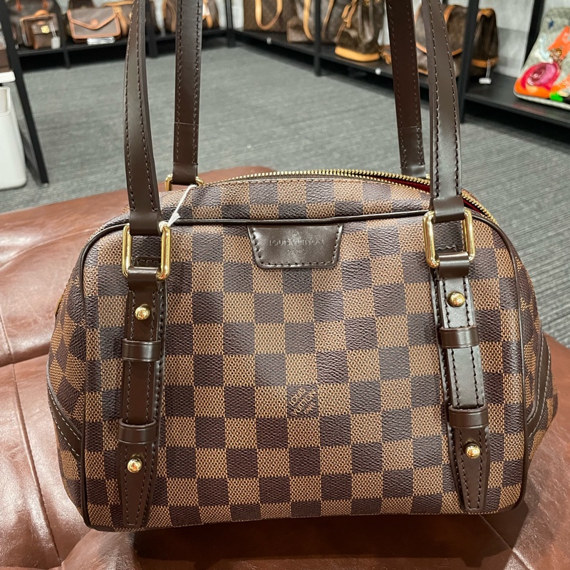 LV棋盤格保齡球包/波士頓包/手提包-2