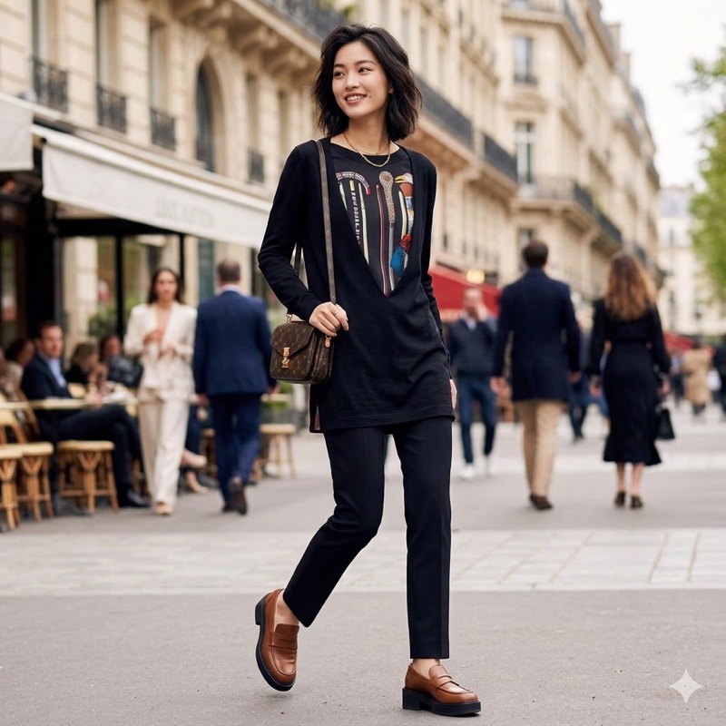 57)Hermes秀款正品層次設計款洋裝長版上衣 M-XL皆可穿 9成新-2