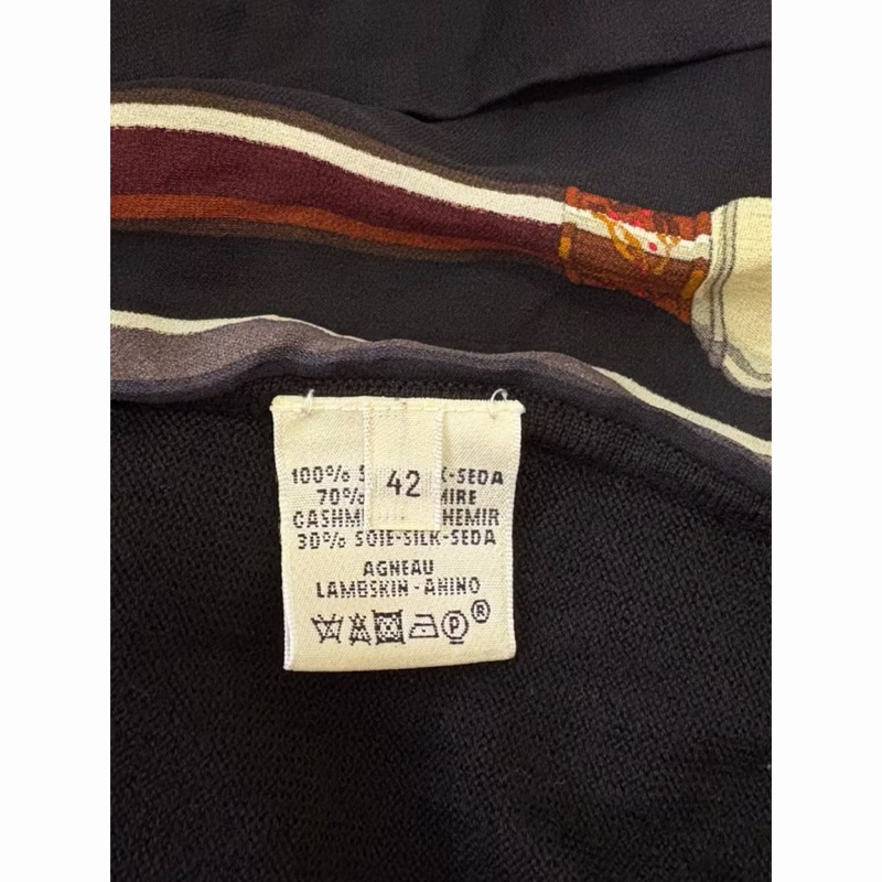 57)Hermes秀款正品層次設計款洋裝長版上衣 M-XL皆可穿 9成新-10