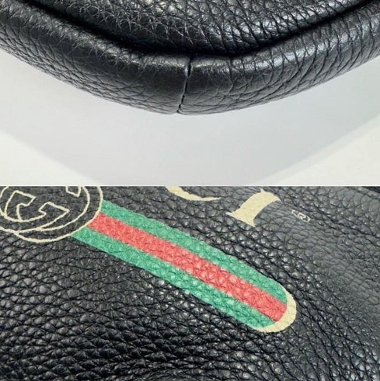 ❌已售出❌ GUCCI  527792 黑皮革LOGO 腰包 MINI 小號 古馳 精品腰包 精品胸包-10