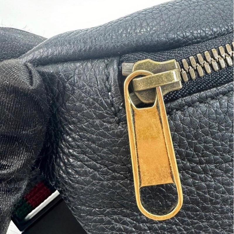 ❌已售出❌ GUCCI  527792 黑皮革LOGO 腰包 MINI 小號 古馳 精品腰包 精品胸包-11