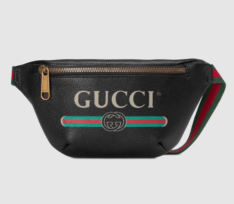 ❌已售出❌ GUCCI  527792 黑皮革LOGO 腰包 MINI 小號 古馳 精品腰包 精品胸包-6