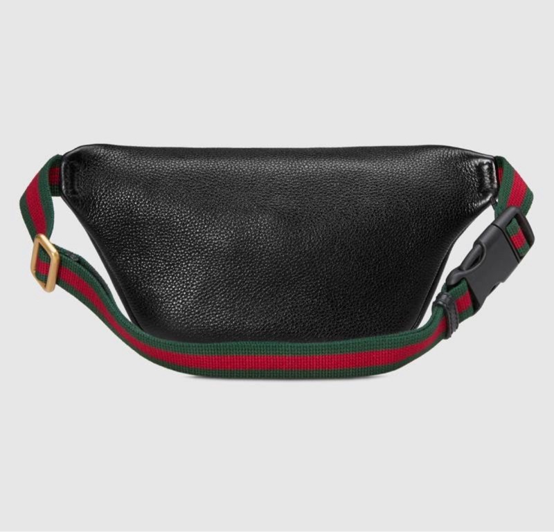 ❌已售出❌ GUCCI  527792 黑皮革LOGO 腰包 MINI 小號 古馳 精品腰包 精品胸包-7