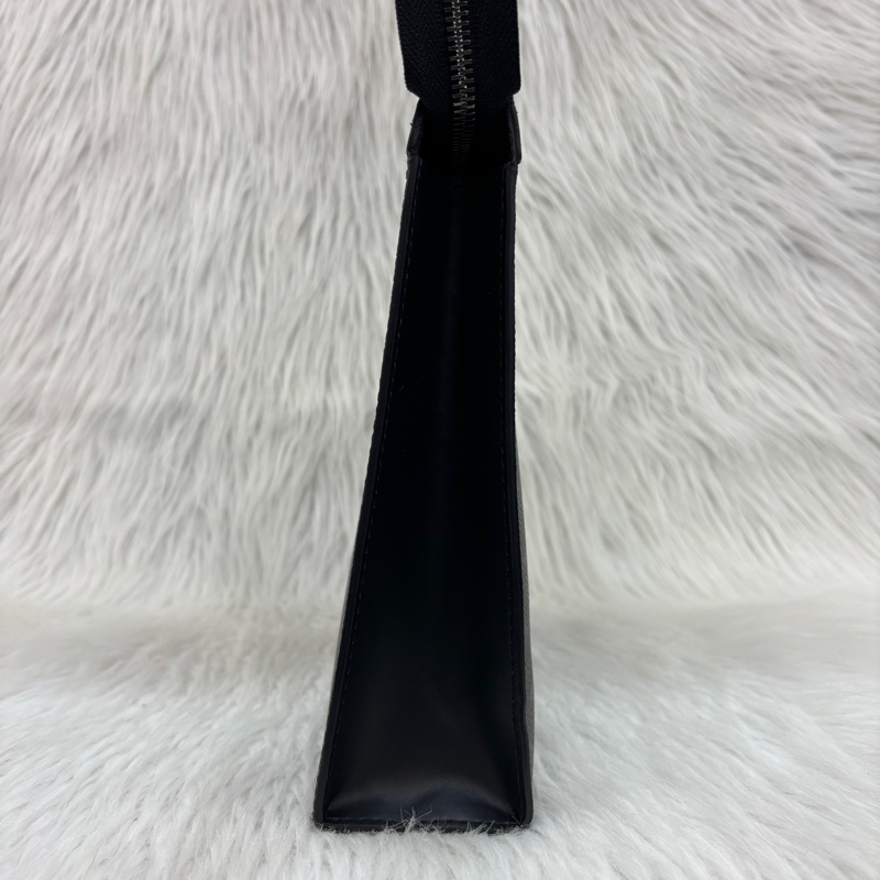 LV黑老花拼黑牛皮拉鍊男士手拿包 Pochette Voyage MM-4