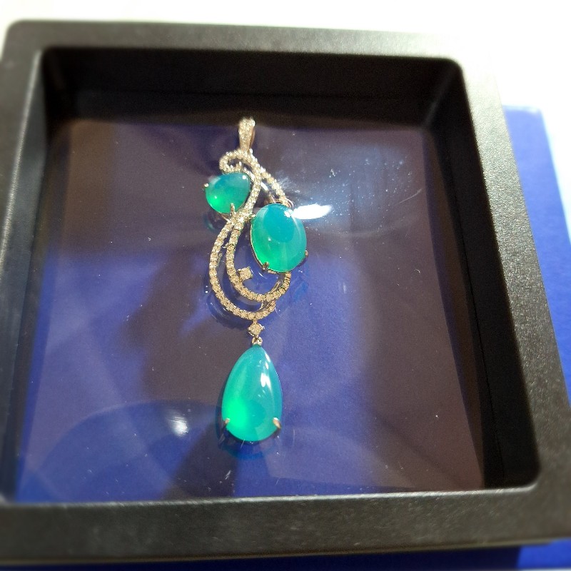 台灣藍寶(天然藍玉髓)-2