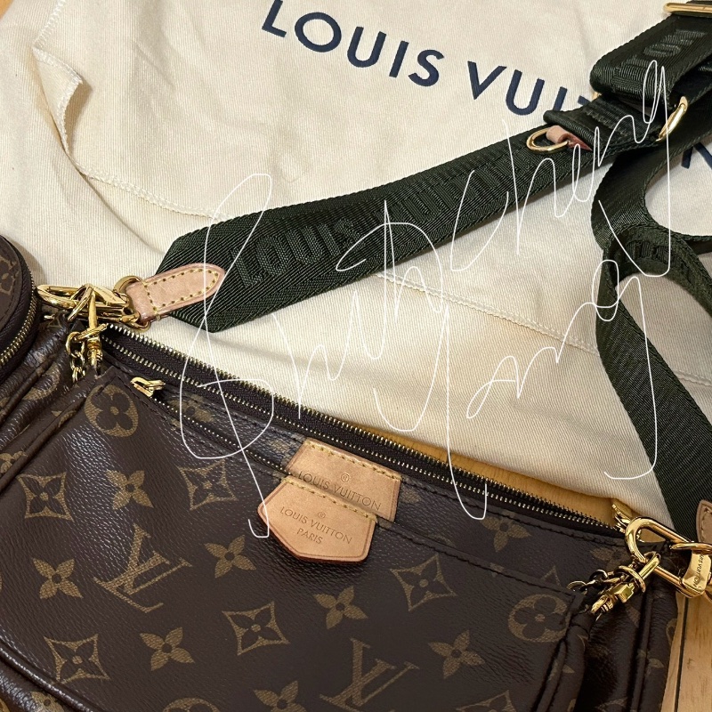 LV M44813 一包三用 麻將包 零錢包 三合一-0