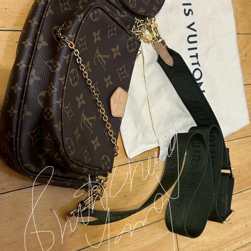 LV M44813 一包三用 麻將包 零錢包 三合一-11