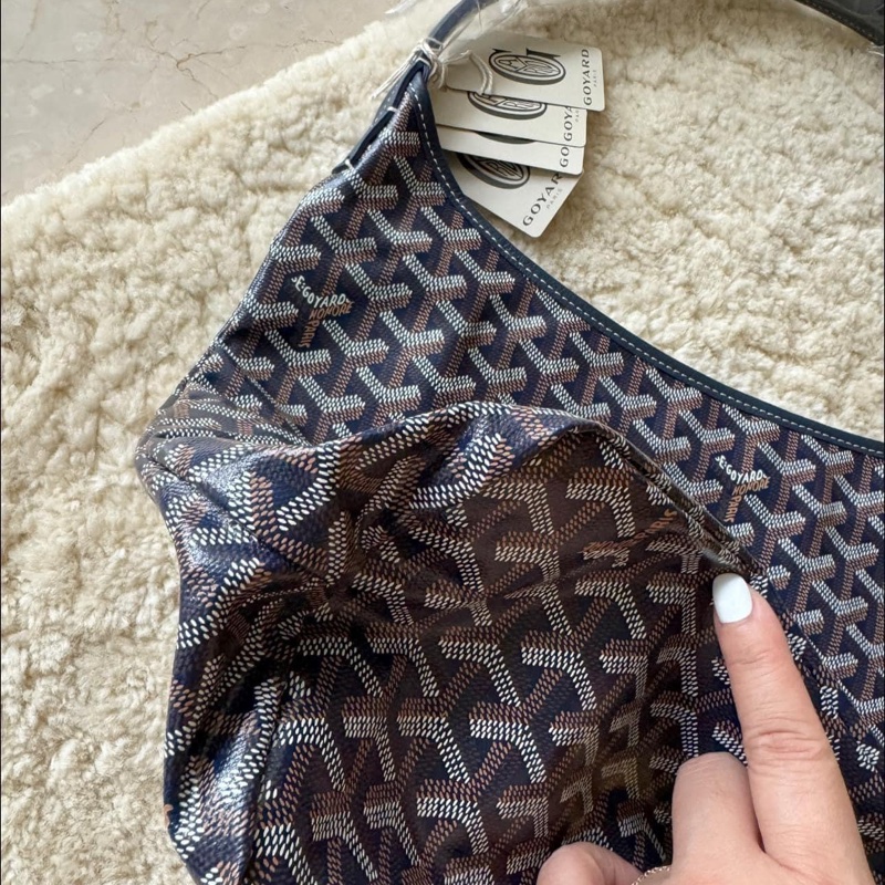 goyard hobo 全新 臧藍色-18