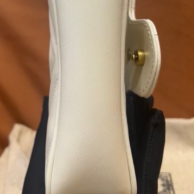 【哥吉拉精品時尚】Gucci 古馳 GG Marmont mini 純淨白 99新🆕 （誠可議🔪勿擾）-8