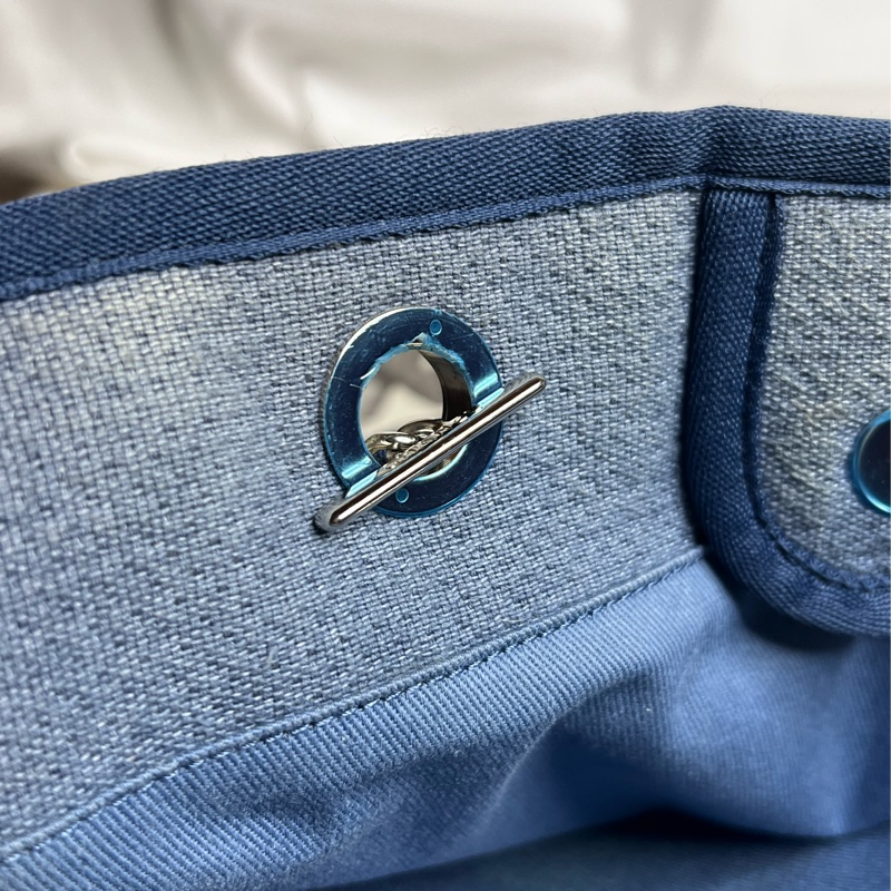 Chanel 牛仔丹寧沙灘包 中號-26