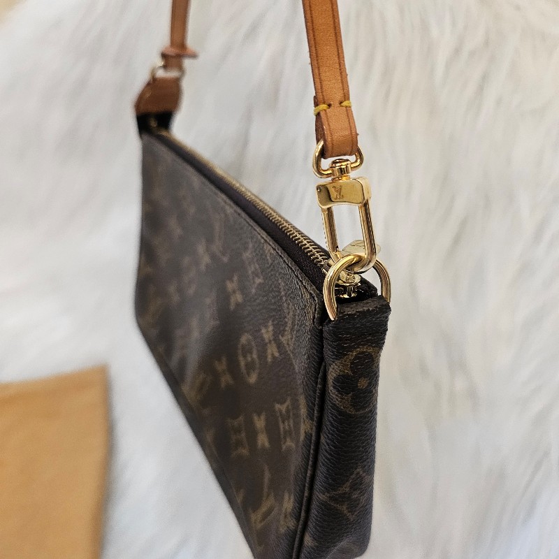 🎀👜曼蒂二手精品 👜🎀 LV 二手老花大款麻將包 lv麻將包 手提包 肩背包 腋下包-7