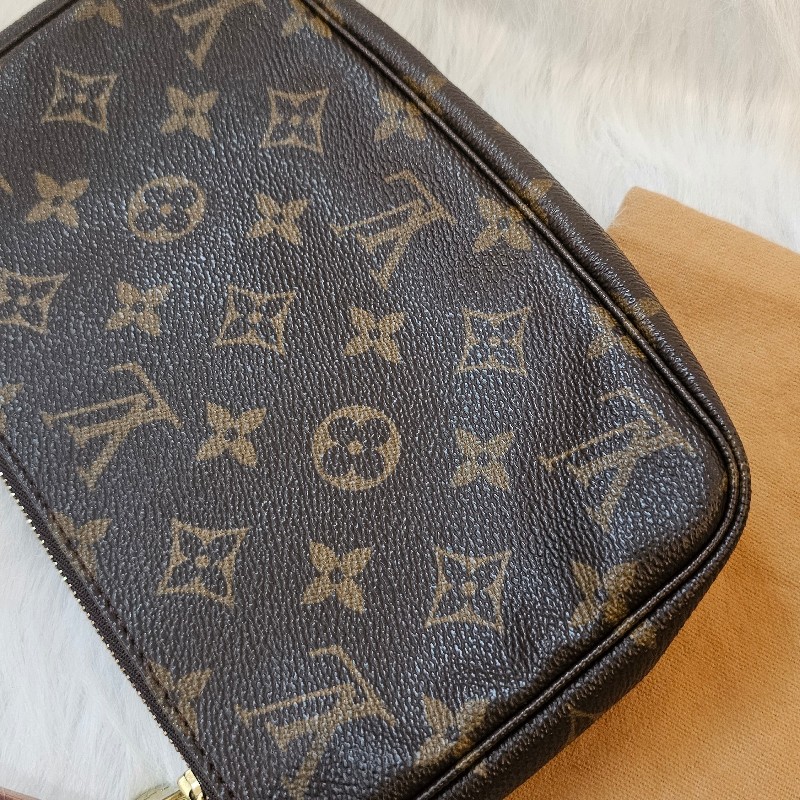 🎀👜曼蒂二手精品 👜🎀 LV 二手老花大款麻將包 lv麻將包 手提包 肩背包 腋下包-15