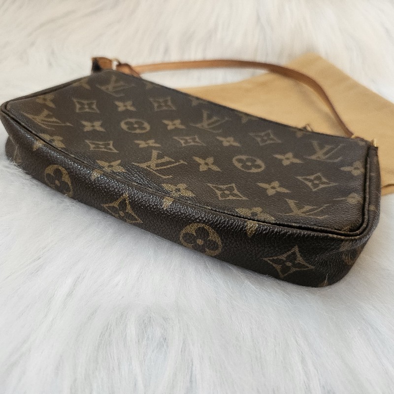 🎀👜曼蒂二手精品 👜🎀 LV 二手老花大款麻將包 lv麻將包 手提包 肩背包 腋下包-18