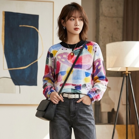 Chanel正品秀款棉質上衣 36號 寬鬆S-L可穿 約85成新