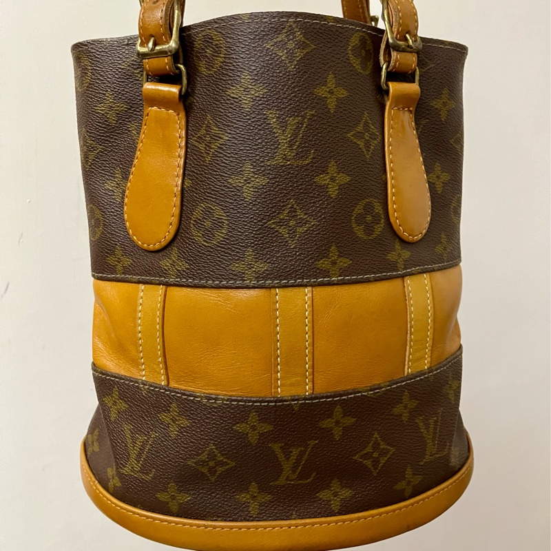 Louis Vuitton LV 限量款 經典 老花 水桶包 圓筒包 肩背包 手提包 手拿包-1