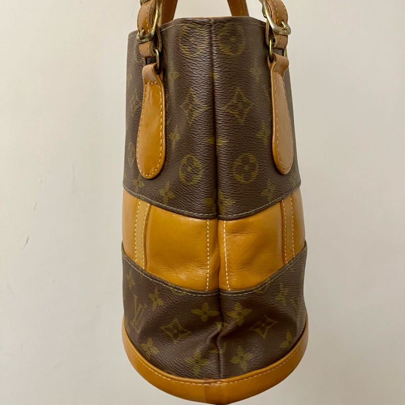 Louis Vuitton LV 限量款 經典 老花 水桶包 圓筒包 肩背包 手提包 手拿包-5