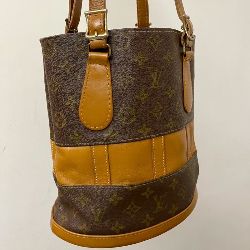 Louis Vuitton LV 限量款 經典 老花 水桶包 圓筒包 肩背包 手提包 手拿包-6