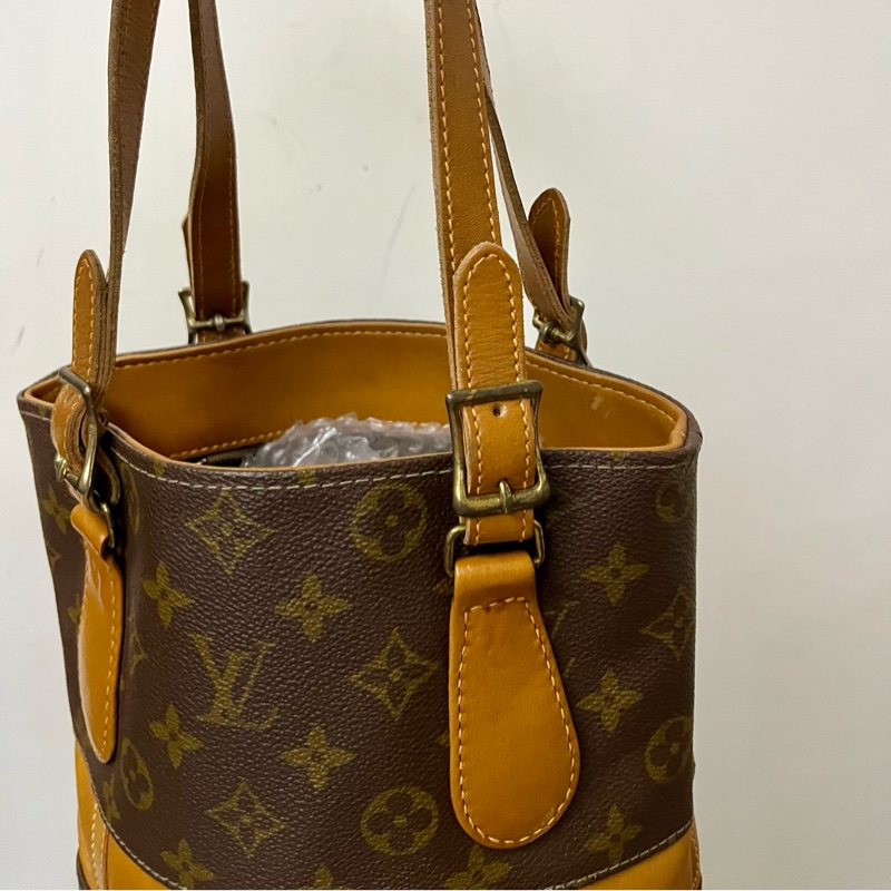 Louis Vuitton LV 限量款 經典 老花 水桶包 圓筒包 肩背包 手提包 手拿包-12