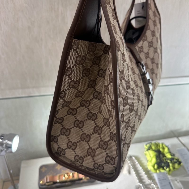 【Gucci】老花棕色手提肩背包-3