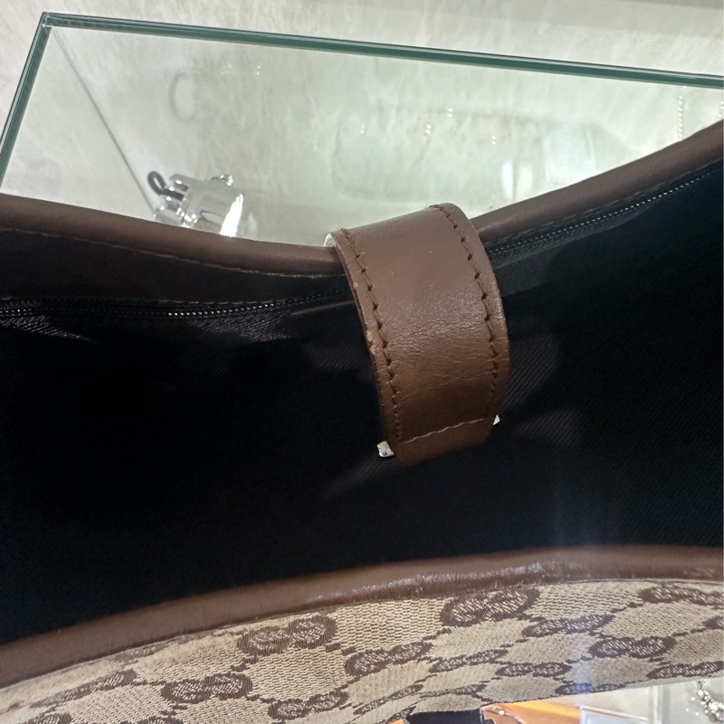 【Gucci】老花棕色手提肩背包-15