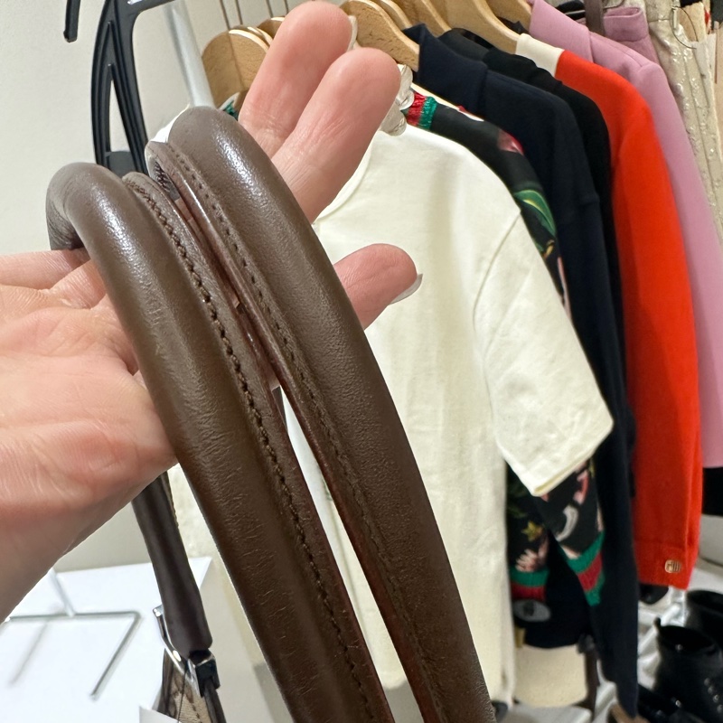【Gucci】老花棕色手提肩背包-16