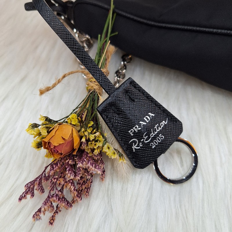 PRADA  黑色尼龍布銀鍊三合一 零錢/肩背/斜背包-15