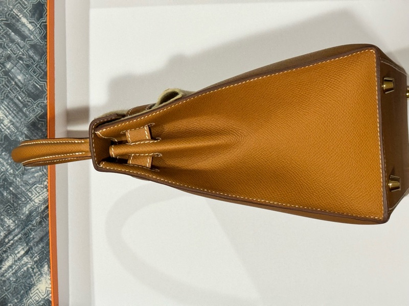 愛馬仕 Hermés Kelly 28金棕Epsom外縫/金釦/ B刻-7