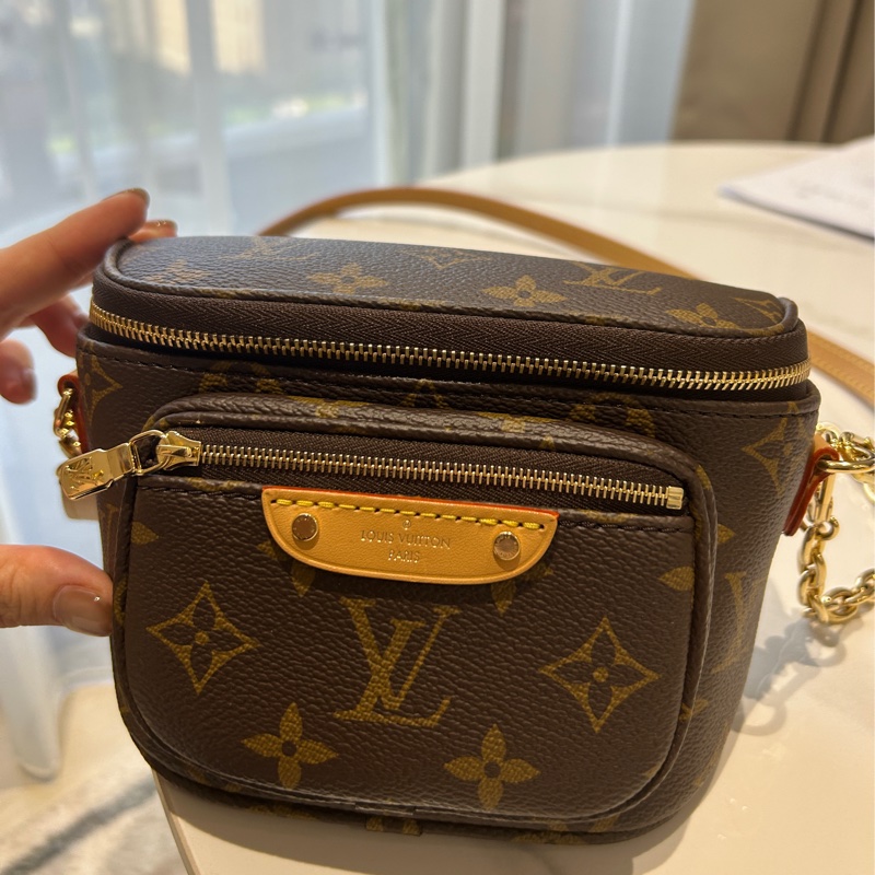 「LV」mini bumbag 老花款-1