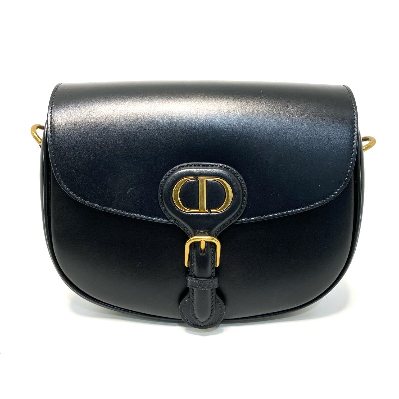 △ Christian Dior 迪奧 Dior Bobby Black Swift Calfskin Shoulder Bag 黑色滑面牛皮肩揹袋 - 247007807-1