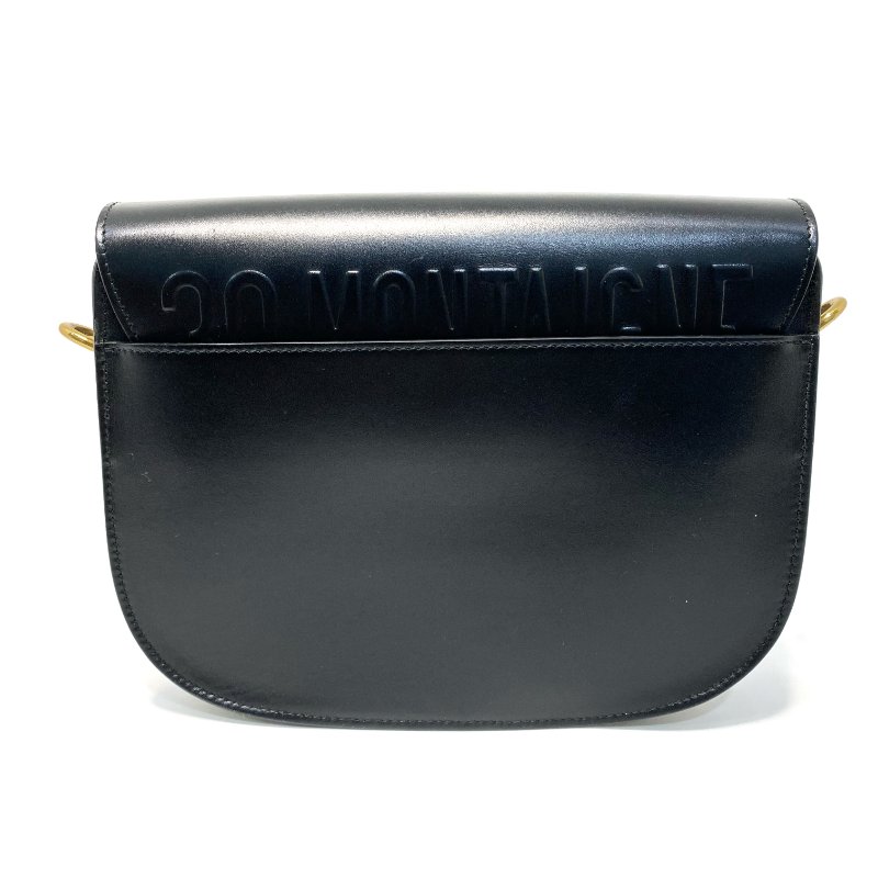 △ Christian Dior 迪奧 Dior Bobby Black Swift Calfskin Shoulder Bag 黑色滑面牛皮肩揹袋 - 247007807-2