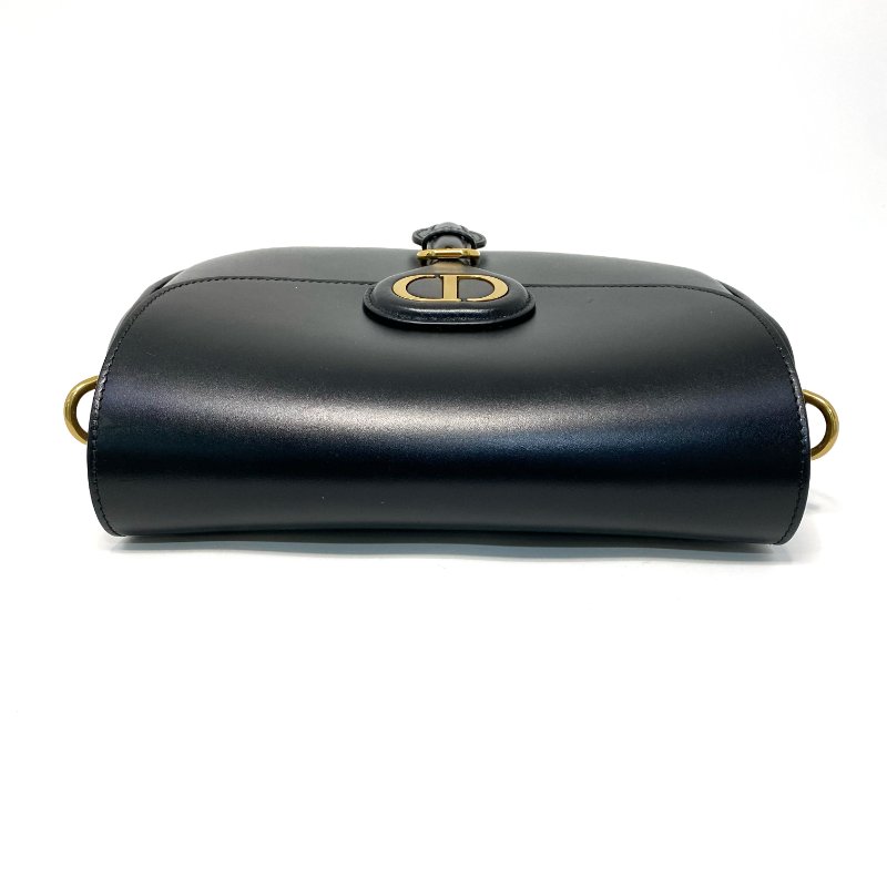 △ Christian Dior 迪奧 Dior Bobby Black Swift Calfskin Shoulder Bag 黑色滑面牛皮肩揹袋 - 247007807-5