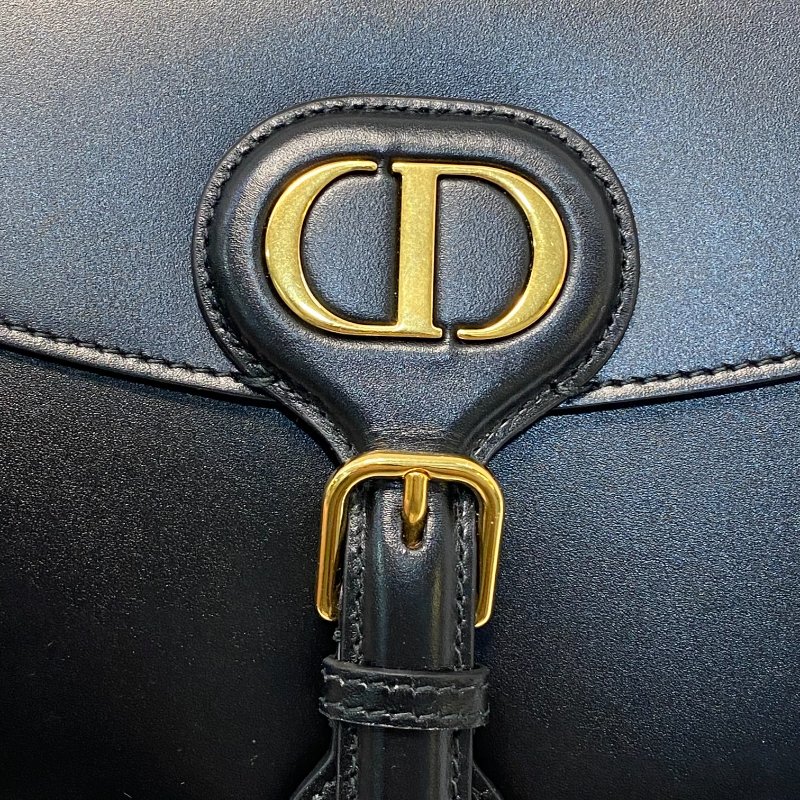 △ Christian Dior 迪奧 Dior Bobby Black Swift Calfskin Shoulder Bag 黑色滑面牛皮肩揹袋 - 247007807-10