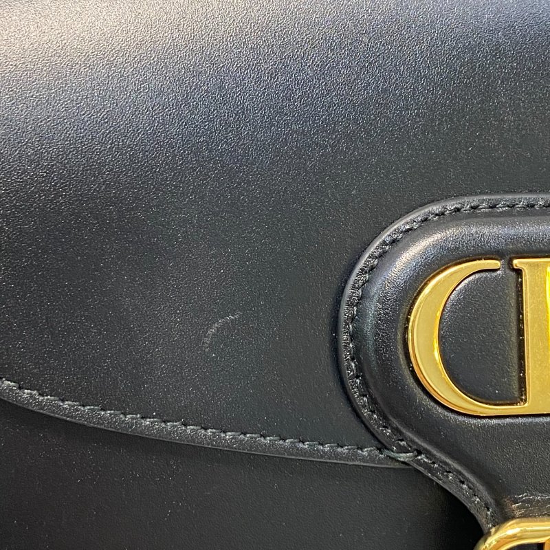 △ Christian Dior 迪奧 Dior Bobby Black Swift Calfskin Shoulder Bag 黑色滑面牛皮肩揹袋 - 247007807-11