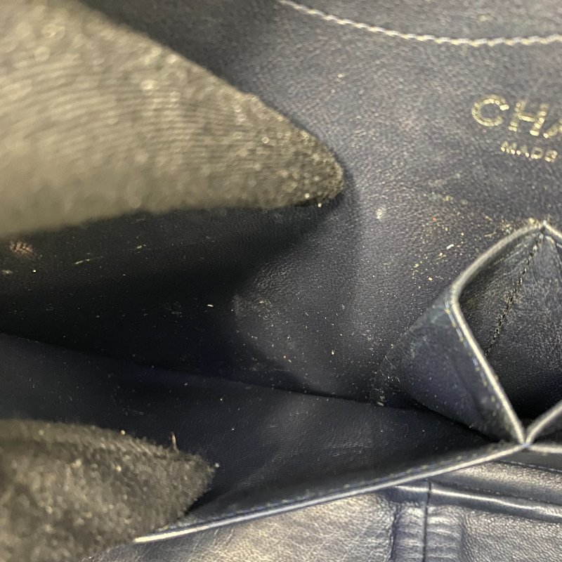 △ Chanel 香奈兒 2.55 Jumbo Navy Aged Calfskin Ruthenium-Finish Metal Chain Flap Bag 2.55特大號深藍色舊化小牛皮鍍釕金屬鏈條肩背袋 A37590 - 247007323-26