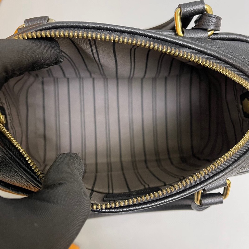Louis Vuitton Speedy Bandouliere Monogram Empreinte 20 Black-10