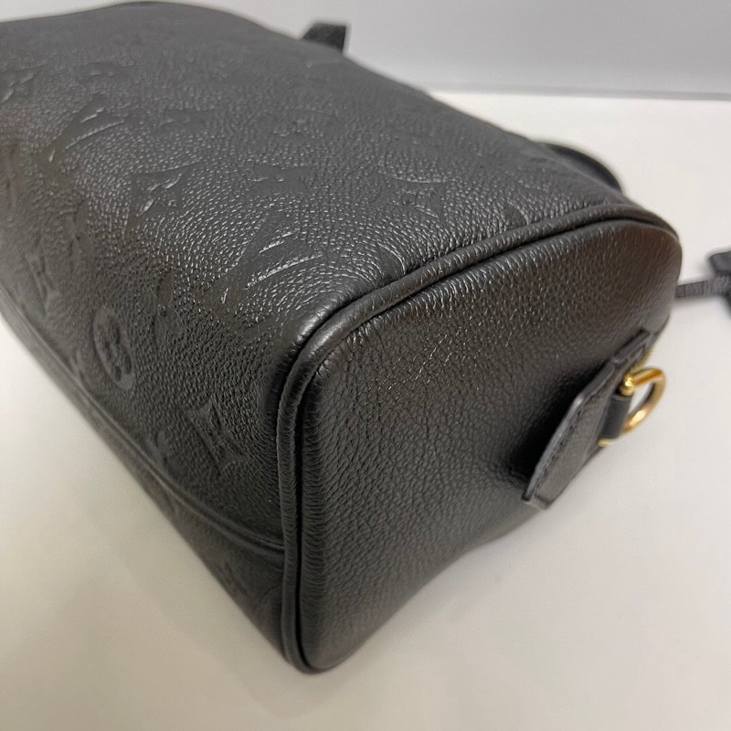 Louis Vuitton Speedy Bandouliere Monogram Empreinte 20 Black-11