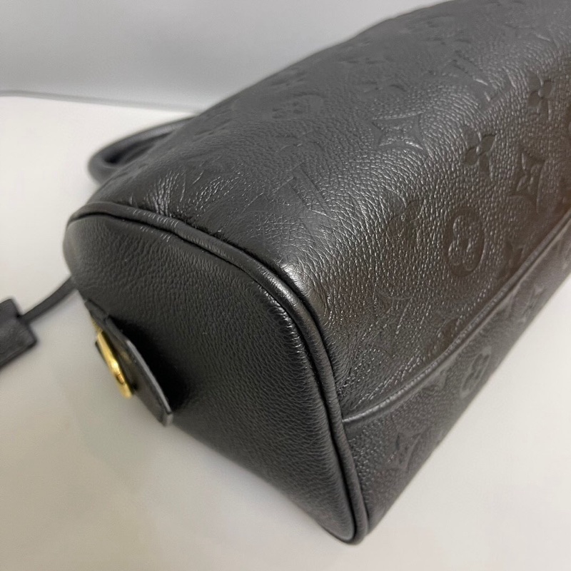 Louis Vuitton Speedy Bandouliere Monogram Empreinte 20 Black-13