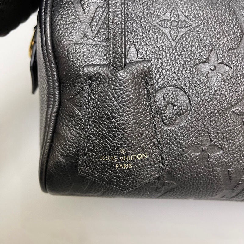Louis Vuitton Speedy Bandouliere Monogram Empreinte 20 Black-15