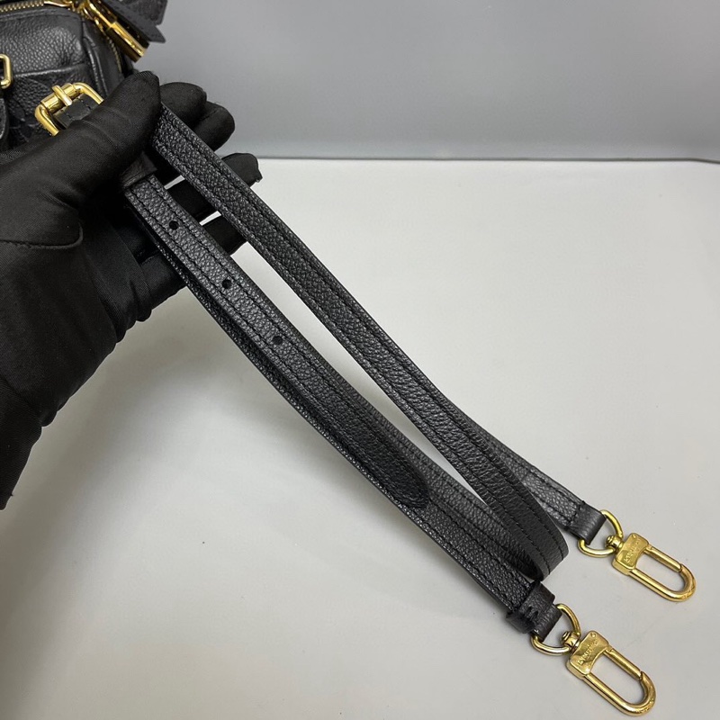 Louis Vuitton Speedy Bandouliere Monogram Empreinte 20 Black-18