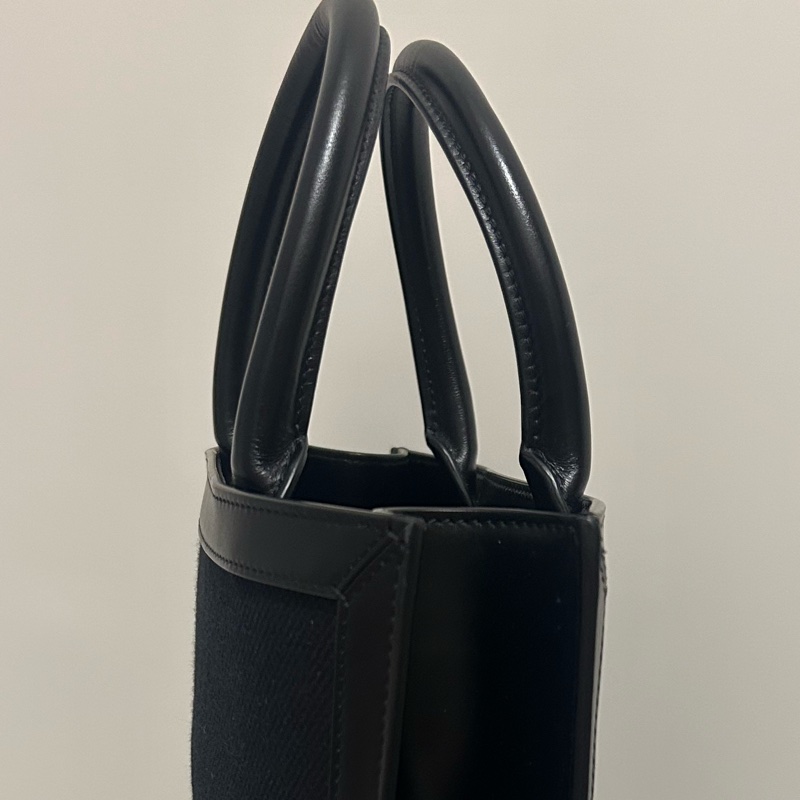 Celine tote bag vertical black-7
