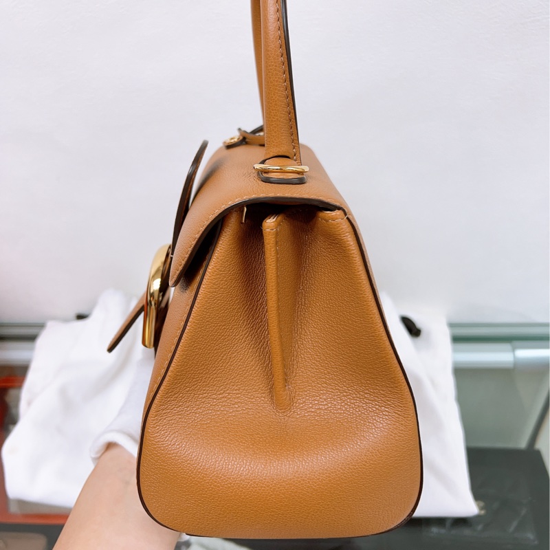 Delvaux brillant mini 焦糖棕色-3