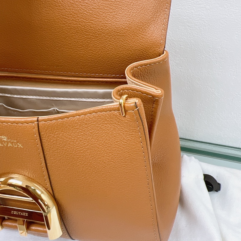 Delvaux brillant mini 焦糖棕色-8