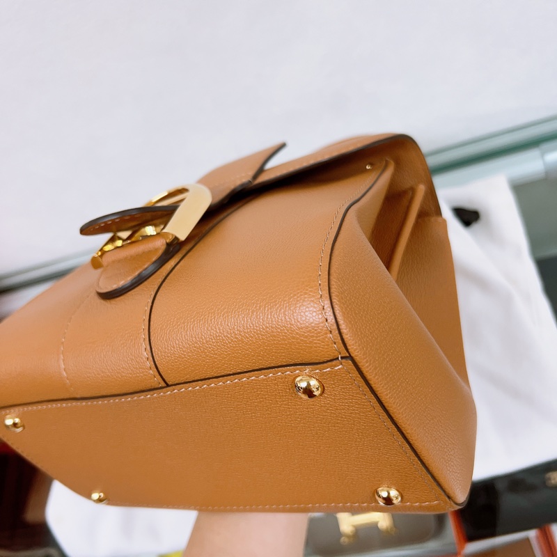 Delvaux brillant mini 焦糖棕色-12