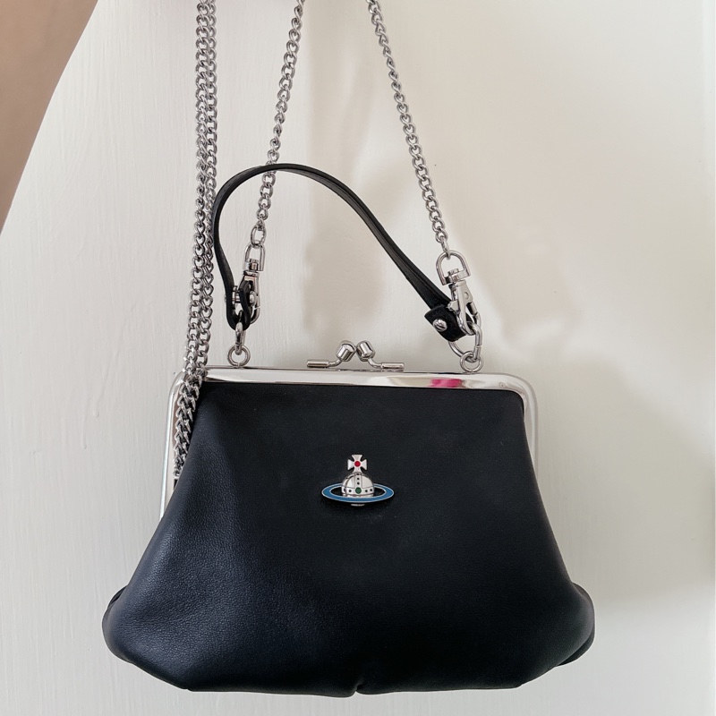 [保留中] VIVIENNE WESTWOOD 西太后經典口金包(9.5新)-0