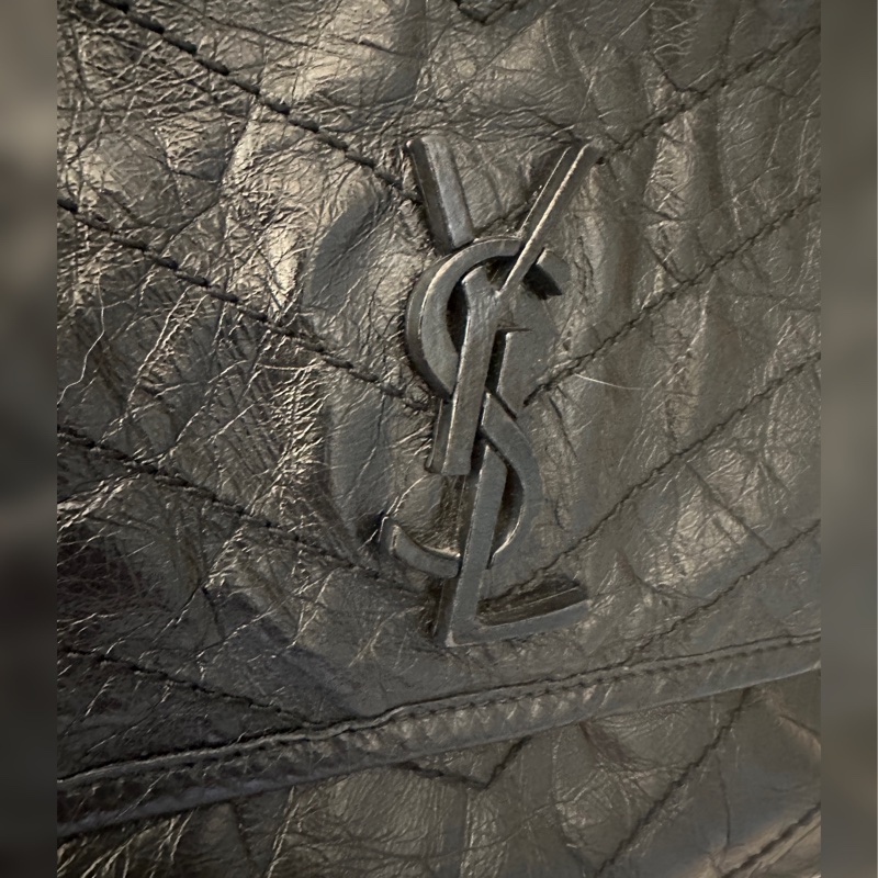 YSL Niki 黑銀 中號 medium-2