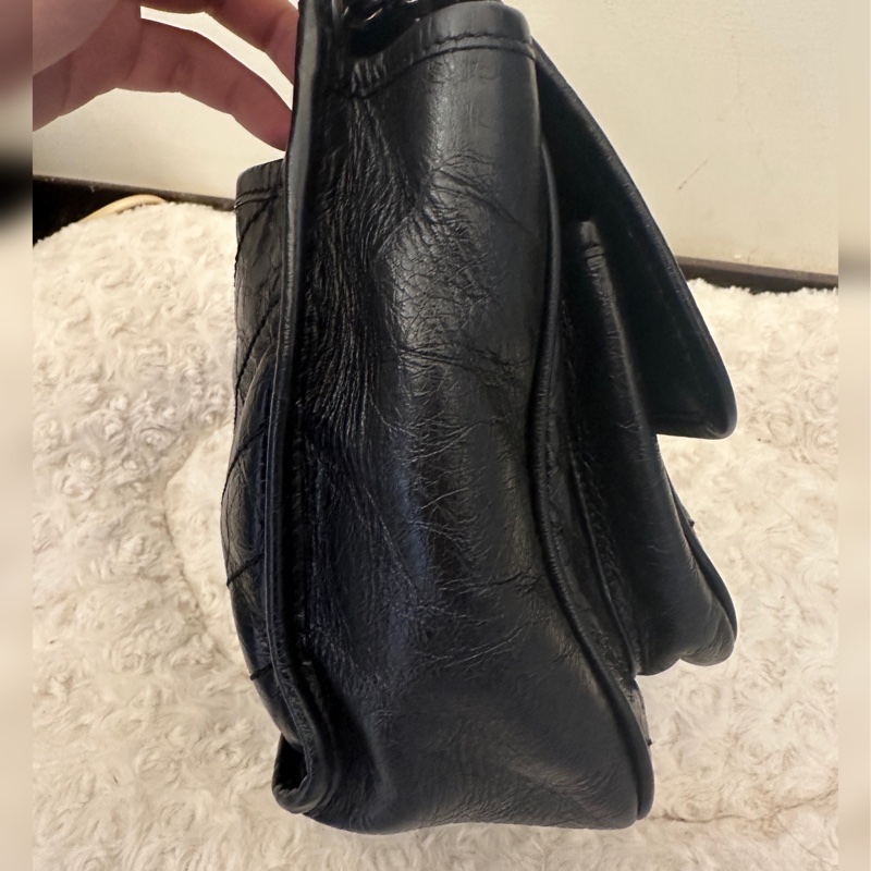 YSL Niki 黑銀 中號 medium-3