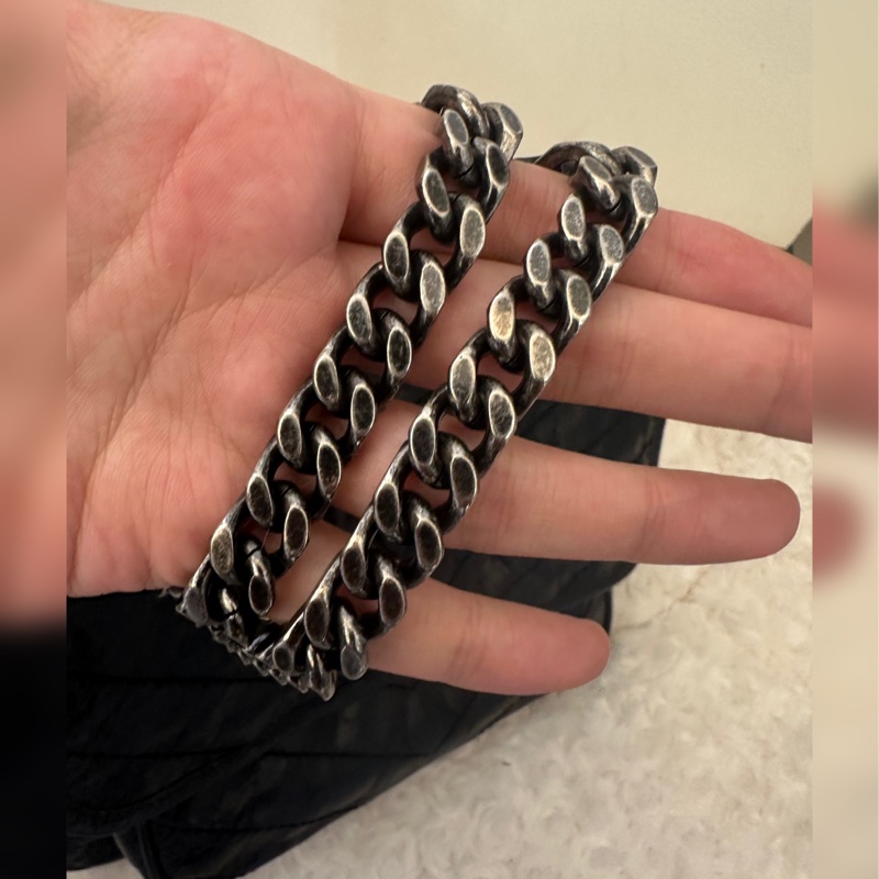 YSL Niki 黑銀 中號 medium-5