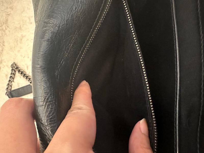 YSL Niki 黑銀 中號 medium-17