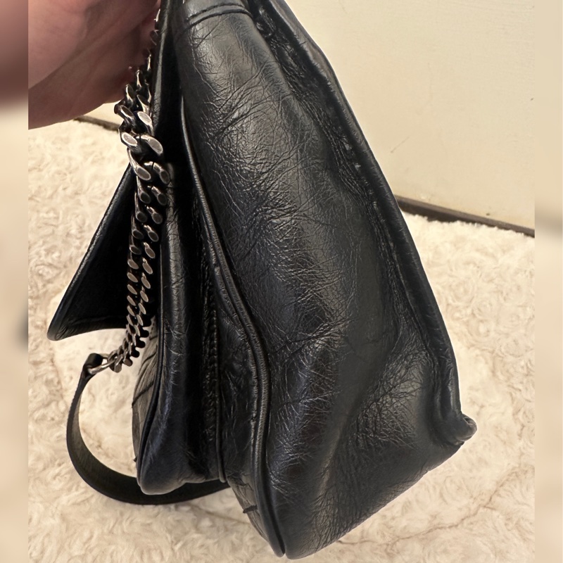YSL Niki 黑銀 中號 medium-20